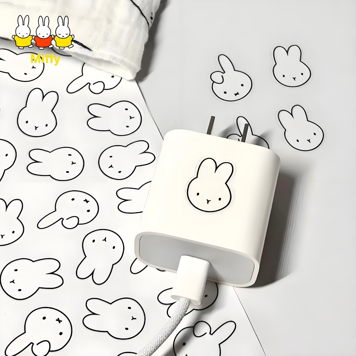 Tablet Cute Accessories - Naklejki na kubek z króliczkiem Miffy