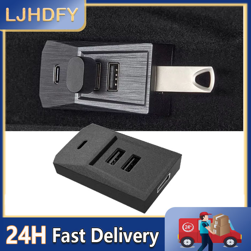 Usb Hub Type C - Stacja dokująca do schowka samochodowego, koncentrator