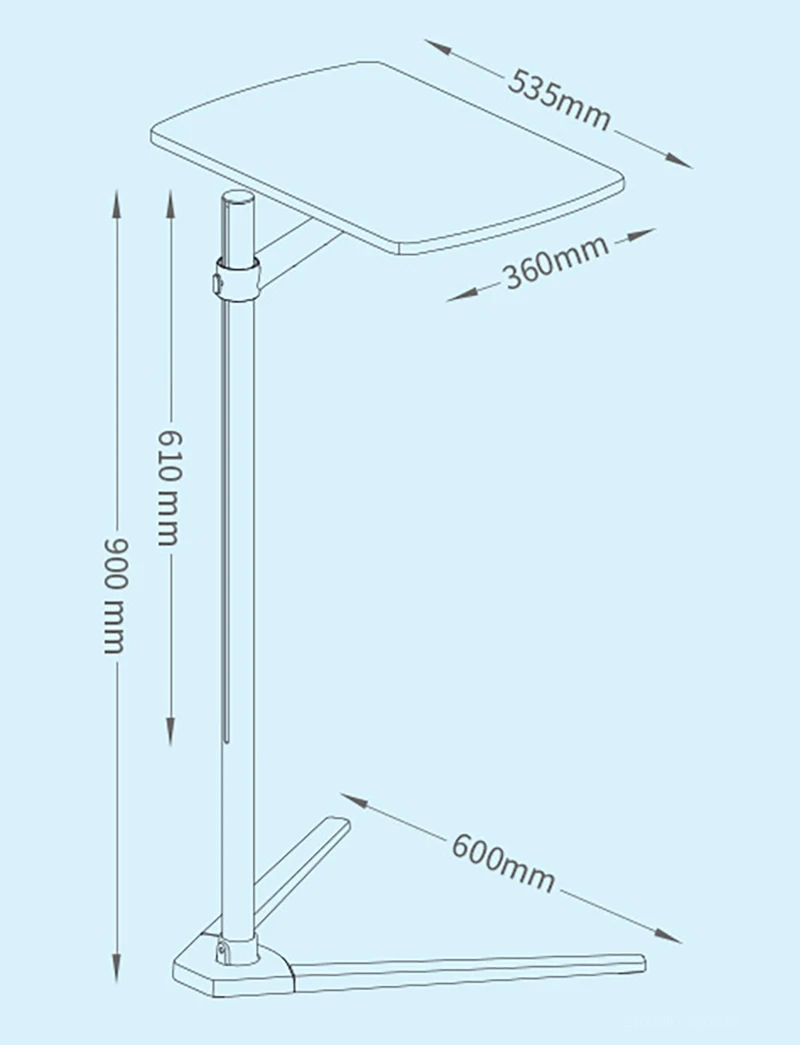 Regulowany podwyższalny alumin – Tablet Lap Desk recenzja i cena