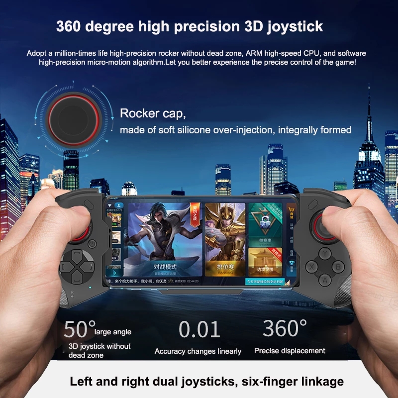 Gamepad dla iPhone'a Android S – Android Tablet Gaming Accessories recenzja i cena