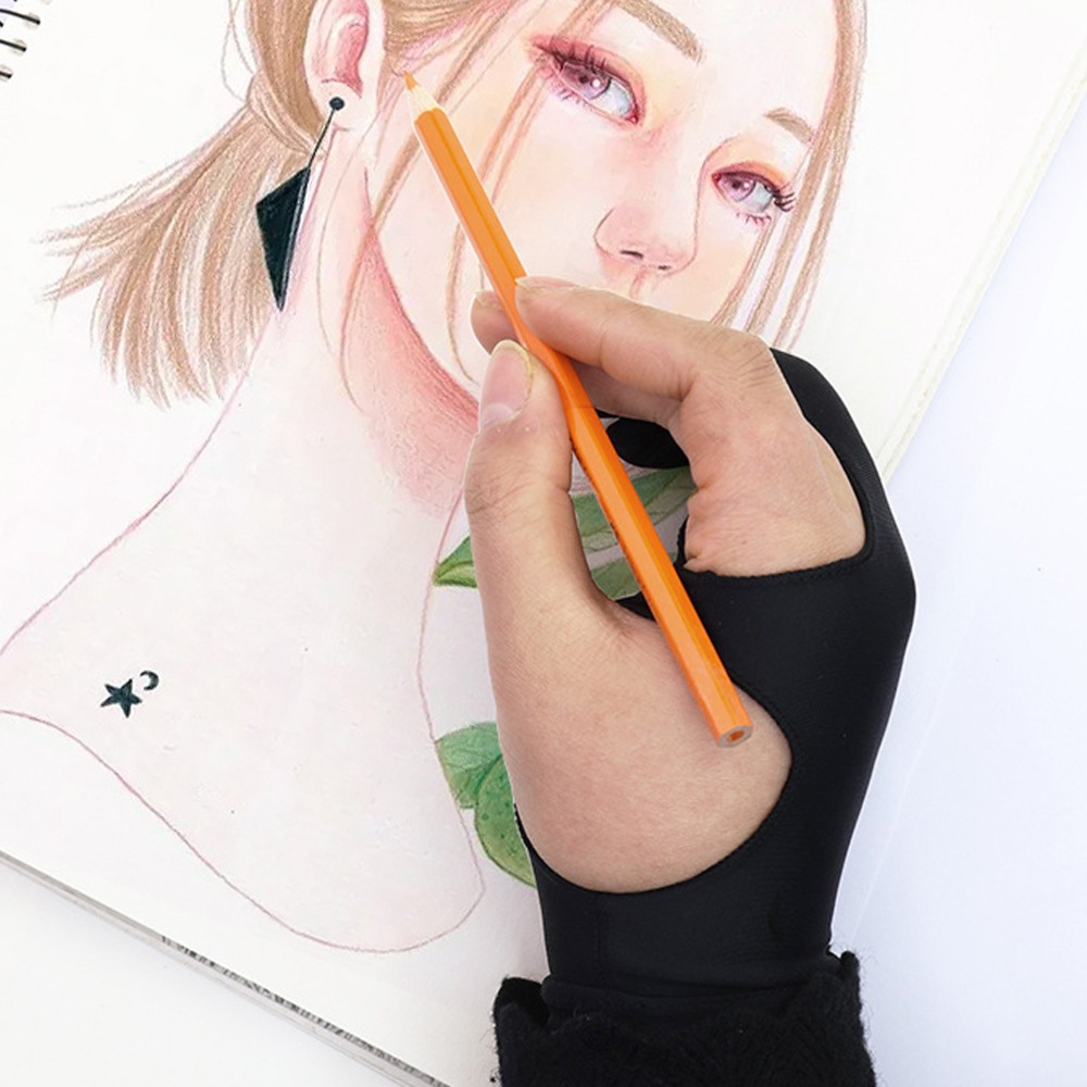 2 sztuki wytrzymałych rękawic  – Drawing Glove Artist recenzja i cena